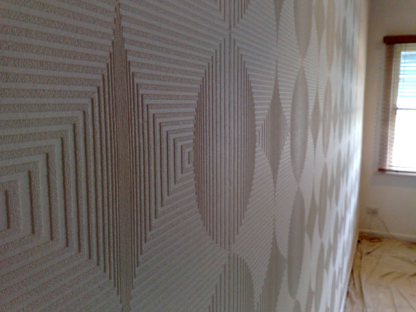 Anaglypta wallpapers have a raised pattern which can be painted over in any Anaglypta wallpapers have a raised pattern which can be painted over in any